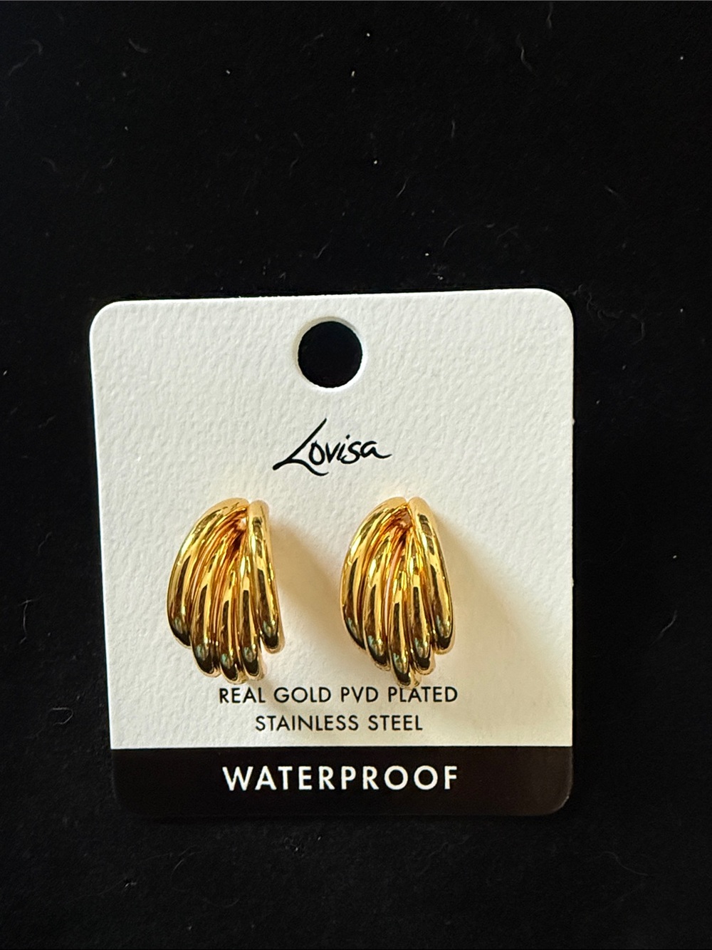 Lovisa Gold Multi-Loop Clip Earrings